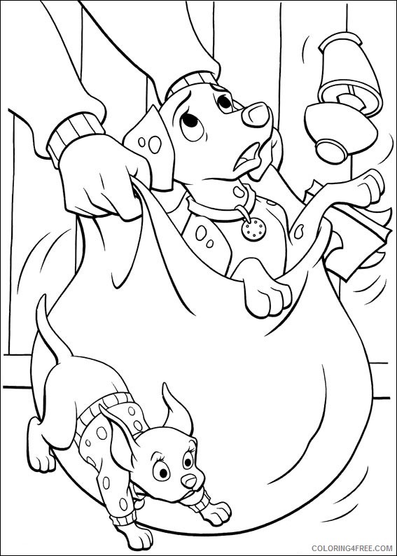 102 Dalmatians Coloring Pages Printable Coloring4free