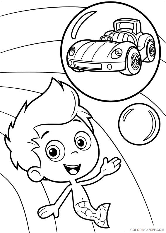 Bubble Guppies Coloring Pages Printable Coloring4free