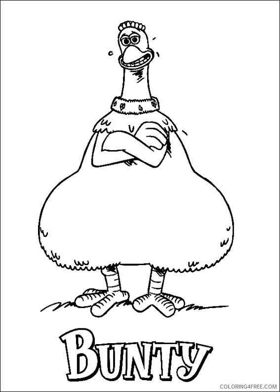 Chicken Run Coloring Pages Printable Coloring4free
