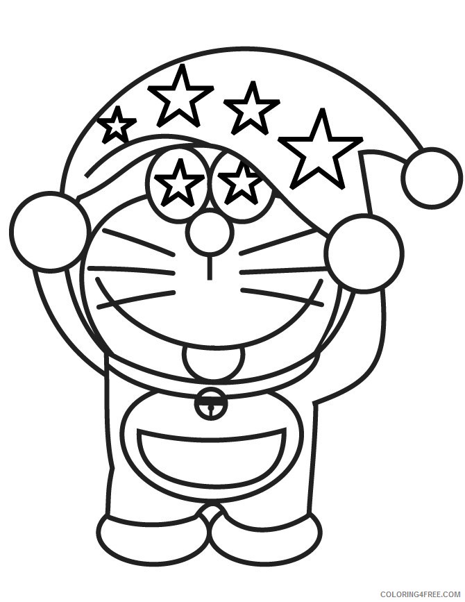 Doraemon Coloring Pages Printable Coloring4free