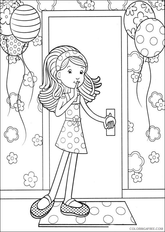 Groovy Girls Coloring Pages Printable Coloring4free