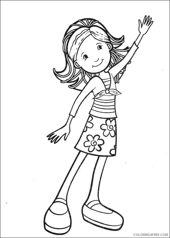 Groovy Girls Coloring Pages Printable Coloring4free
