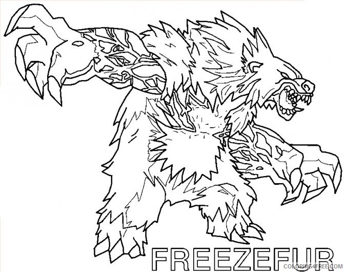 Invizimals Coloring Pages Printable Coloring4free