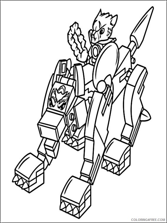Lego Legends of Chima Coloring Pages Printable Coloring4free