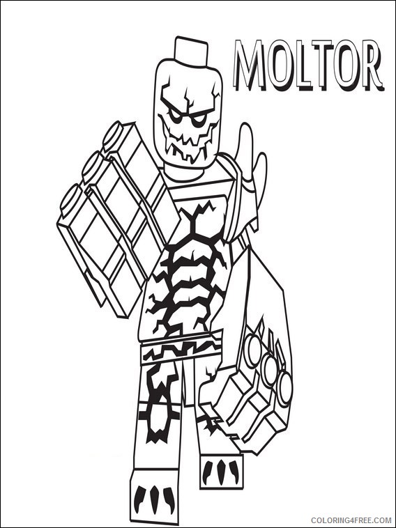 Lego Nexo Knights Coloring Pages Printable Coloring4free