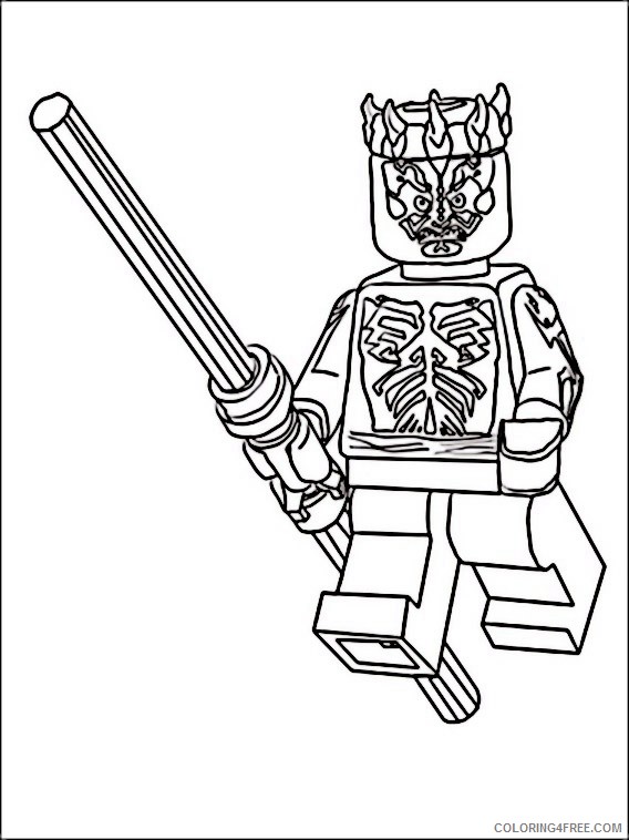 Lego Star Wars Coloring Pages Printable Coloring4free