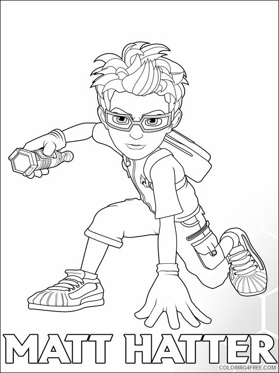 Matt Hatter Chronicles Coloring Pages Printable Coloring4free