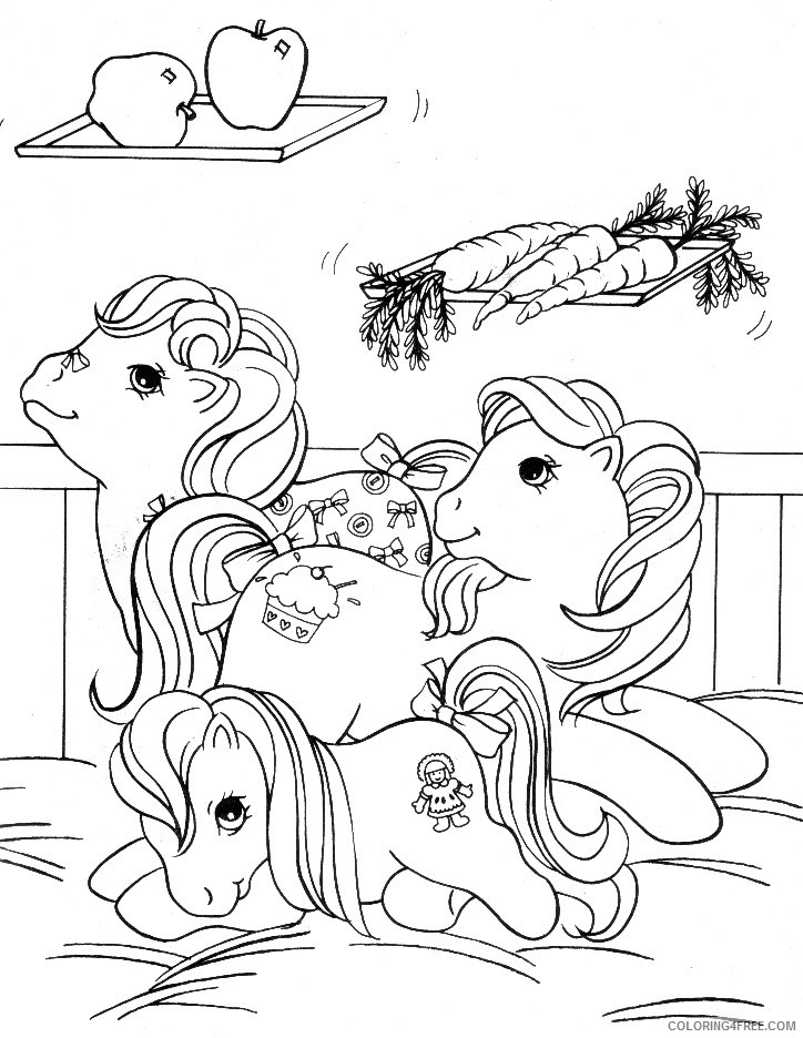 My Little Pony Coloring Pages Printable Coloring4free