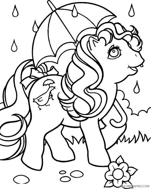My Little Pony Coloring Pages Printable Coloring4free