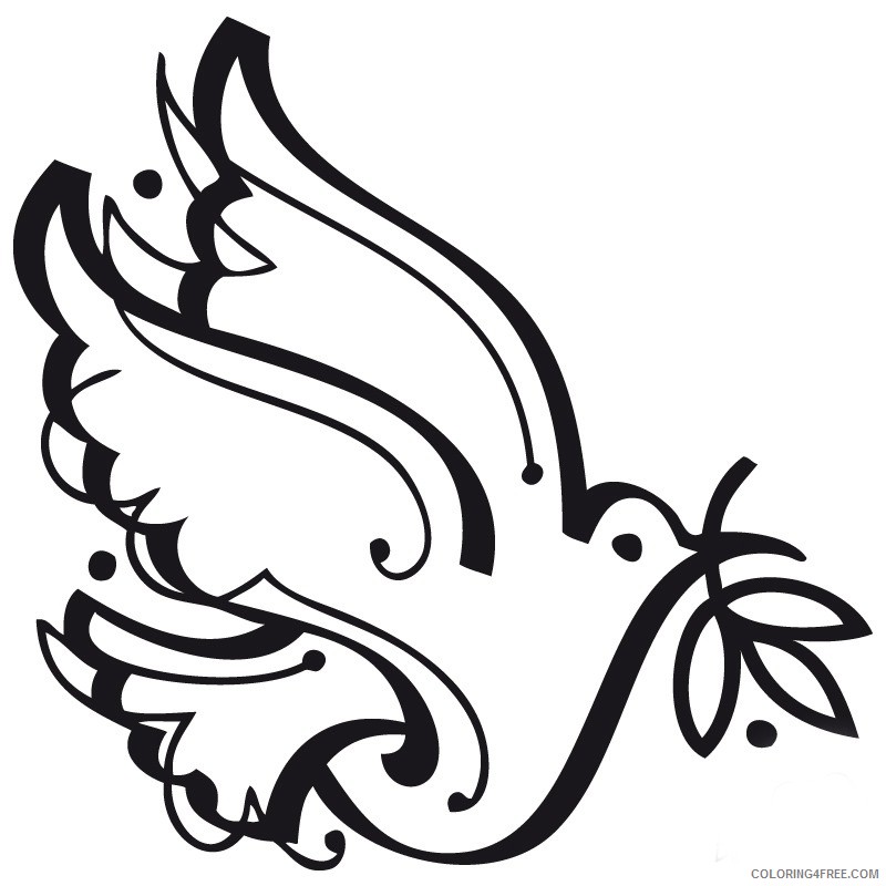Peace Coloring Pages Printable Coloring4free