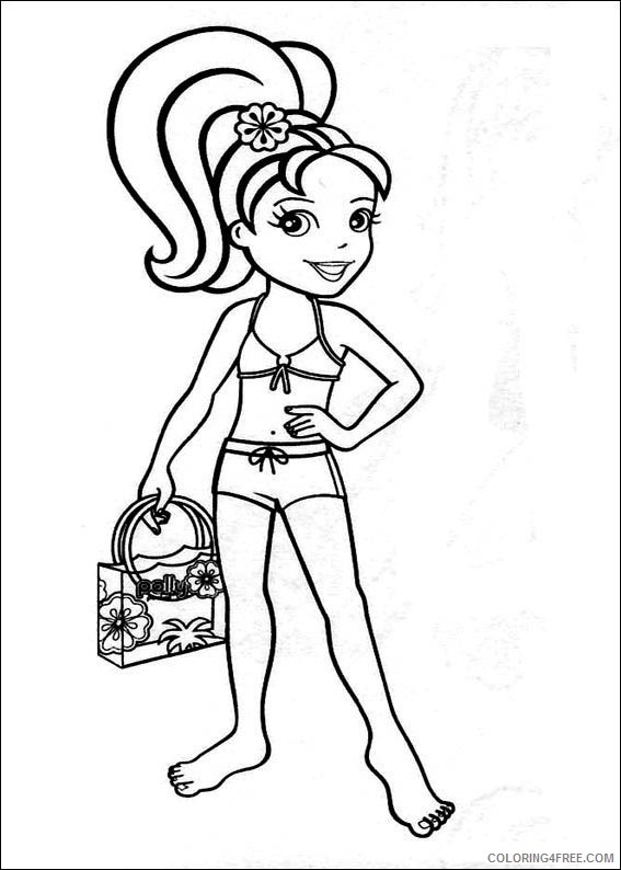 Polly Pocket Coloring Pages Printable Coloring4free