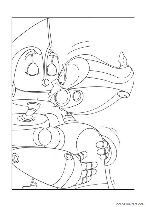 Robots Coloring Pages Printable Coloring4free