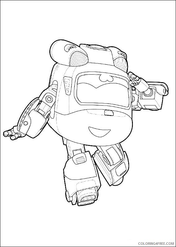 Super Wings Coloring Pages Printable Coloring4free