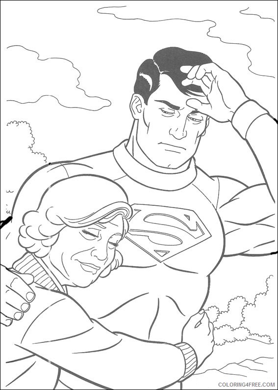 Superman Coloring Pages Printable Coloring4free
