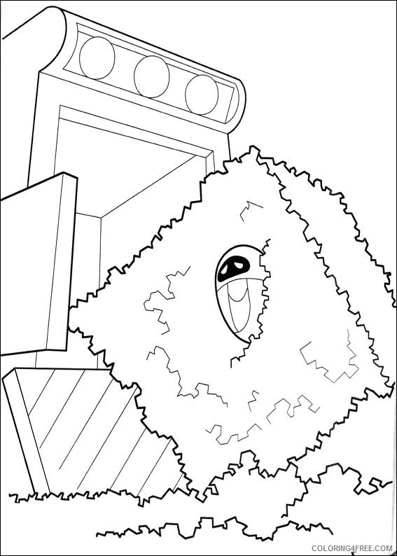 Wall E Coloring Pages Printable Coloring4free