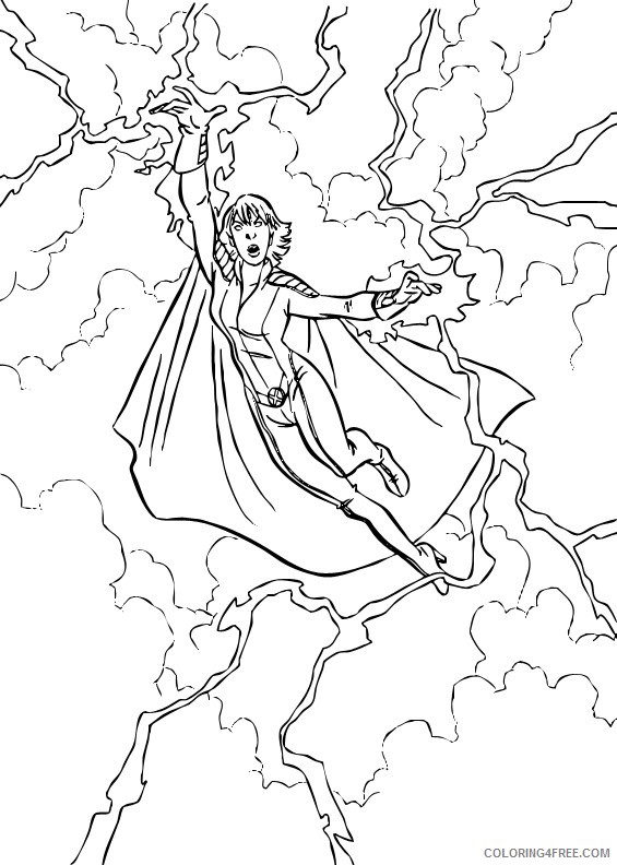 X Men Coloring Pages Printable Coloring4free
