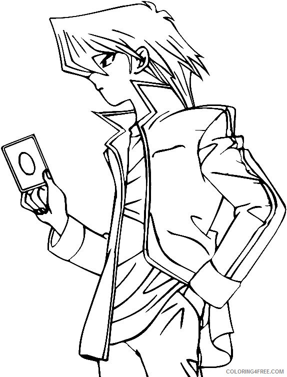 Yu Gi Oh Coloring Pages Printable Coloring4free