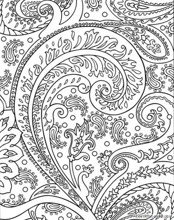 abstract floral printable coloring pages Coloring4free