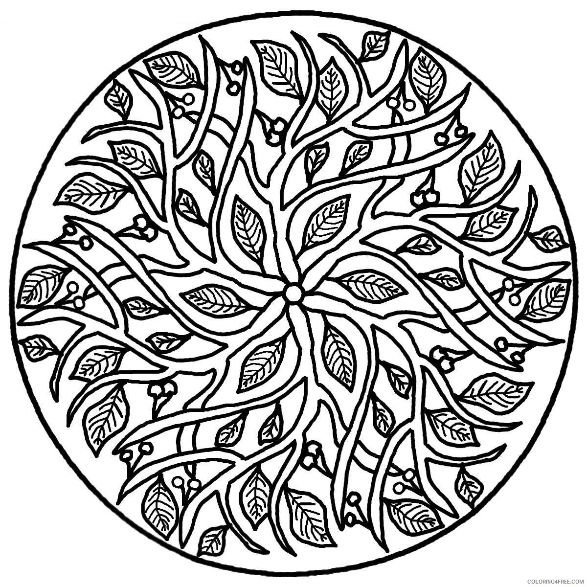 abstract nature printable coloring pages Coloring4free