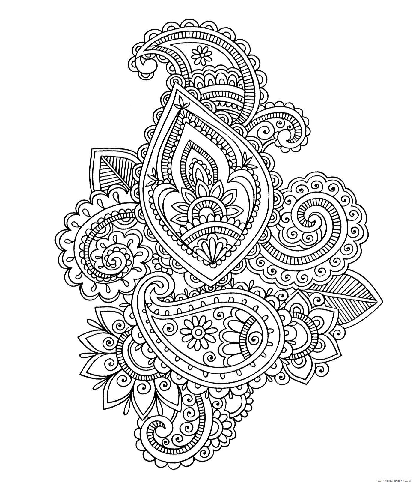 adult coloring pages free Coloring4free