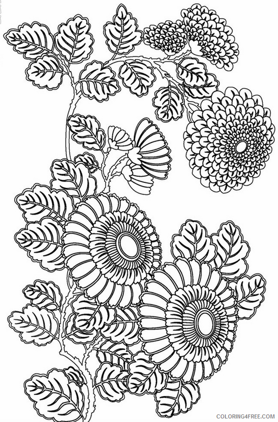 advanced coloring pages sunflowers Coloring4free
