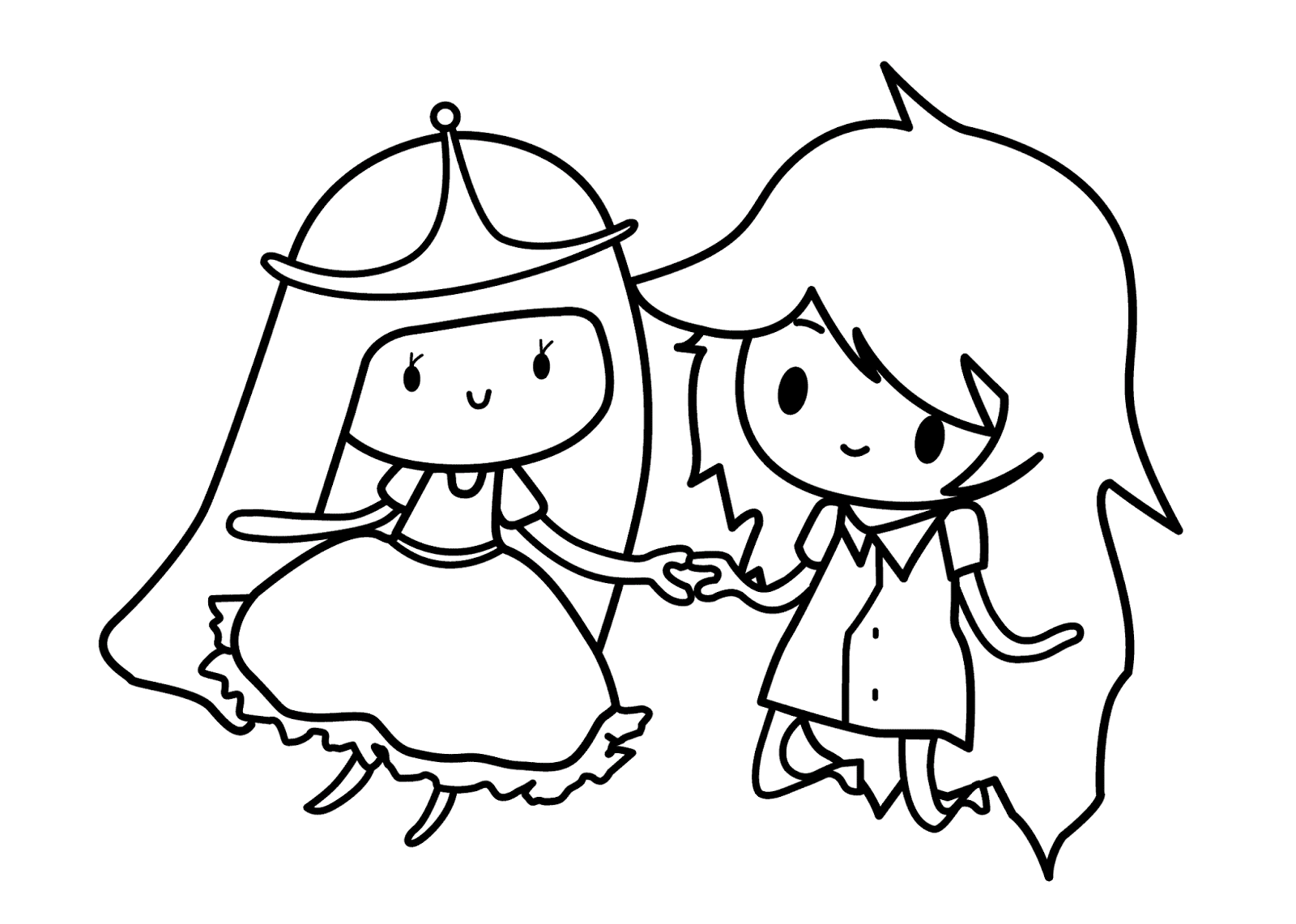 adventure time coloring pages for girls Coloring4free