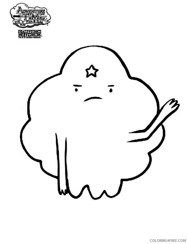 adventure time coloring pages lumpy Coloring4free