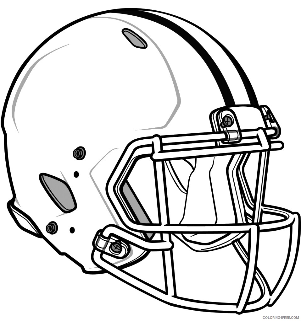 american football helmet coloring pages Coloring4free