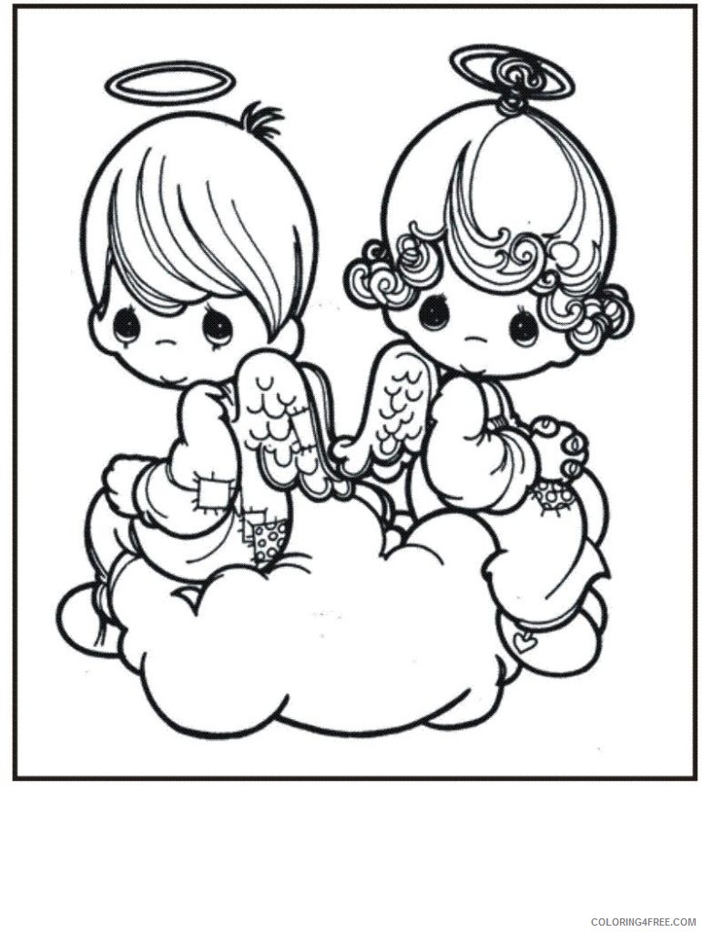 angel coloring pages precious moments Coloring4free