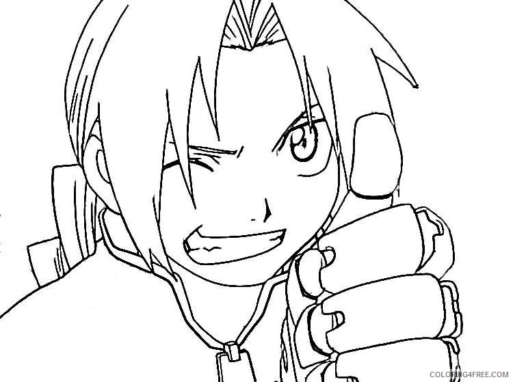 anime coloring pages close up Coloring4free