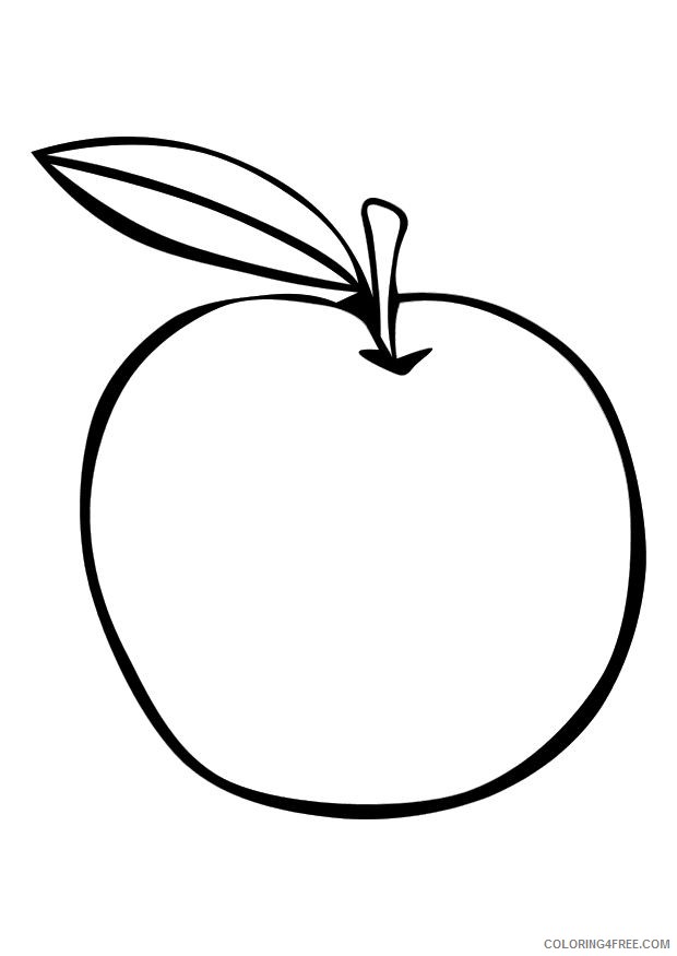 apple coloring pages free printable Coloring4free