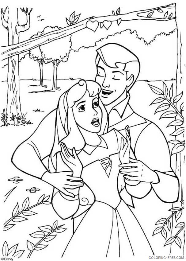 aurora coloring pages in the forest Coloring4free
