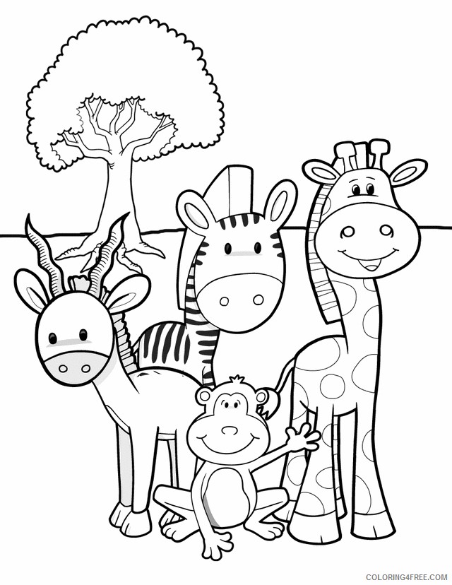 baby animals coloring pages Coloring4free