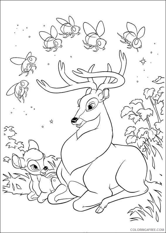 bambi and the great prince coloring pages Coloring4free