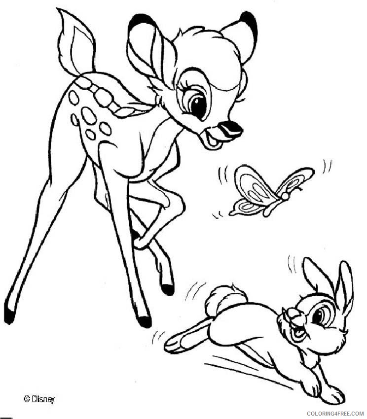 bambi coloring pages for kids Coloring4free