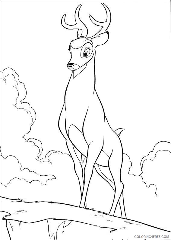 bambi coloring pages ronno Coloring4free