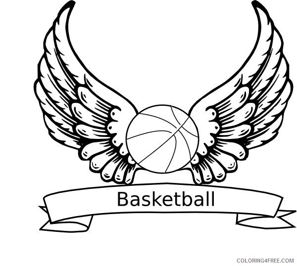 basketball coloring pages printable free Coloring4free