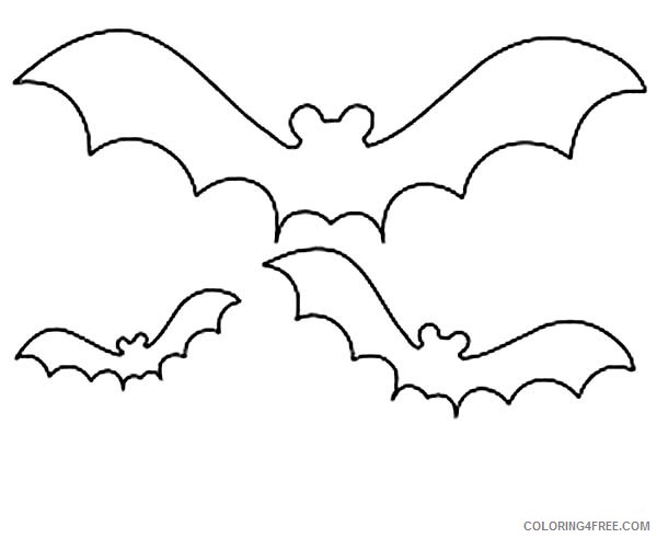 bat coloring pages for toddler Coloring4free