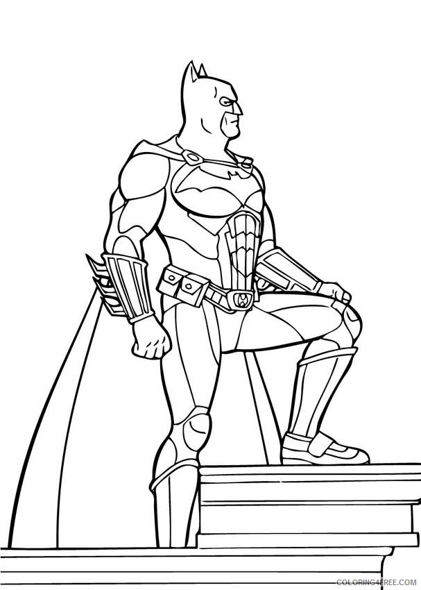 batman superhero coloring pages for kids Coloring4free