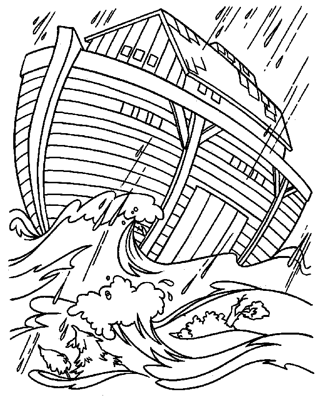 bible story coloring pages noahs ark Coloring4free