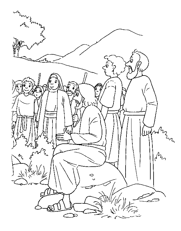 bible story coloring pages printable Coloring4free