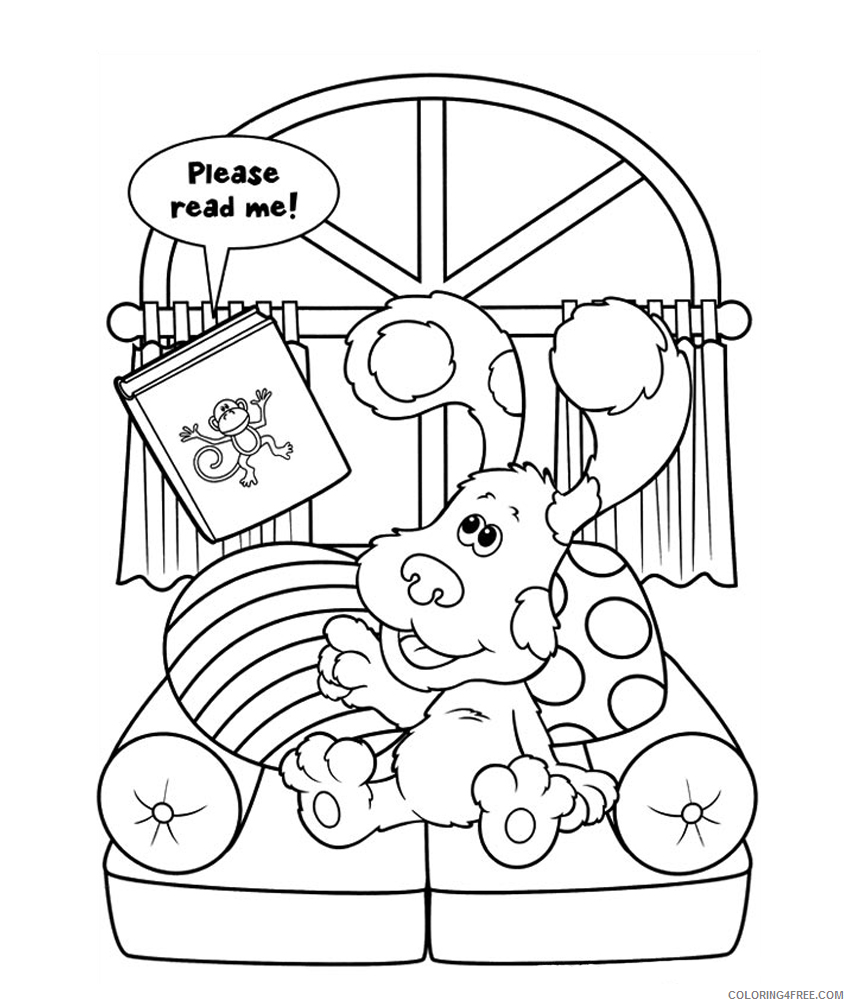 blues clues coloring pages free to print Coloring4free
