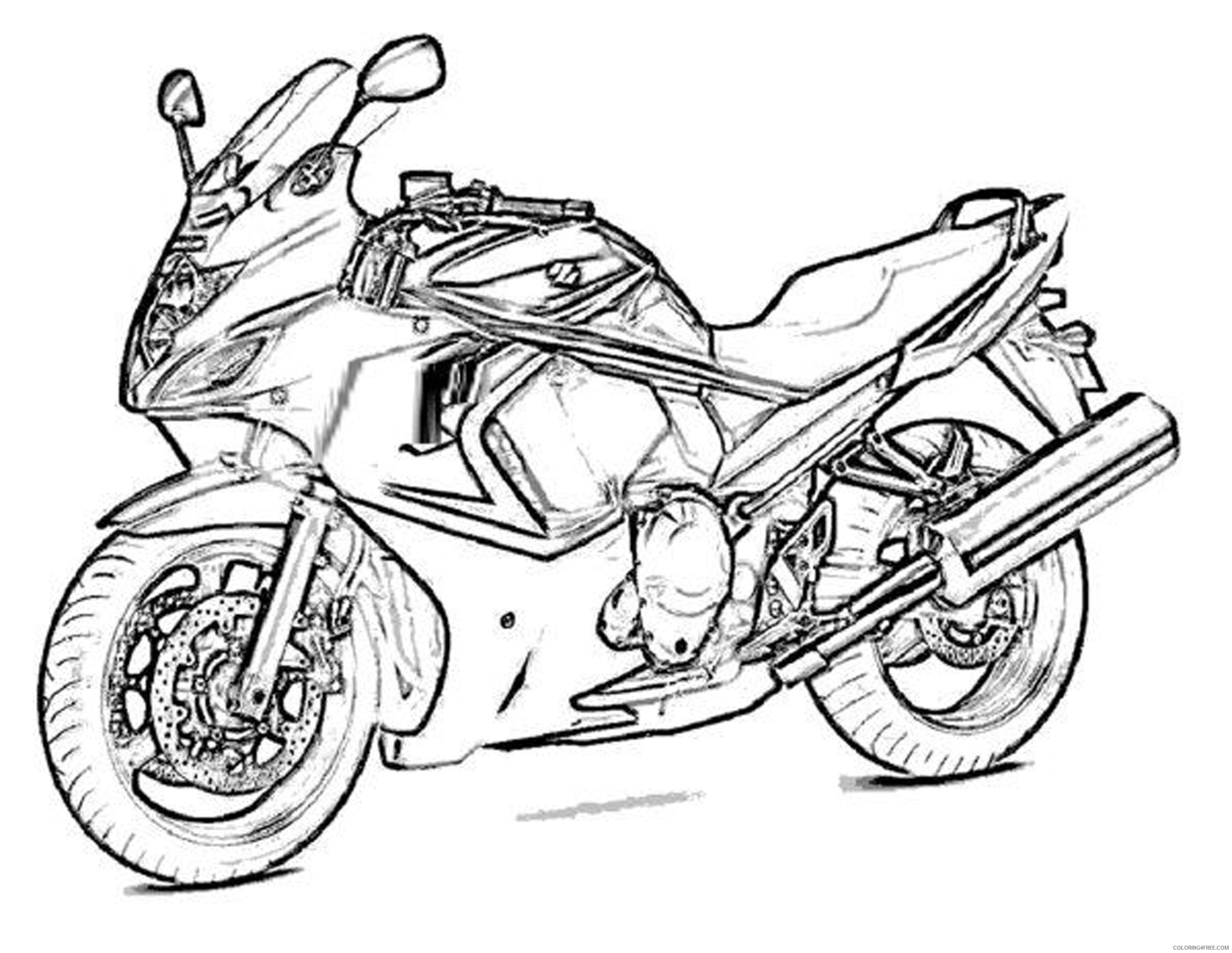 boy coloring pages motorcycle Coloring4free