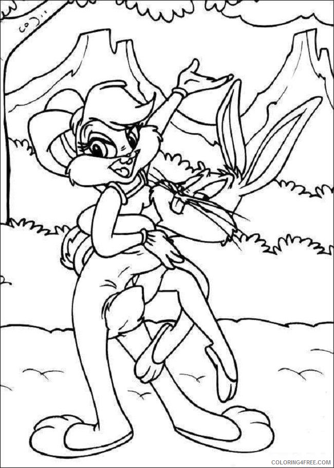 bugs bunny and lola coloring pages Coloring4free