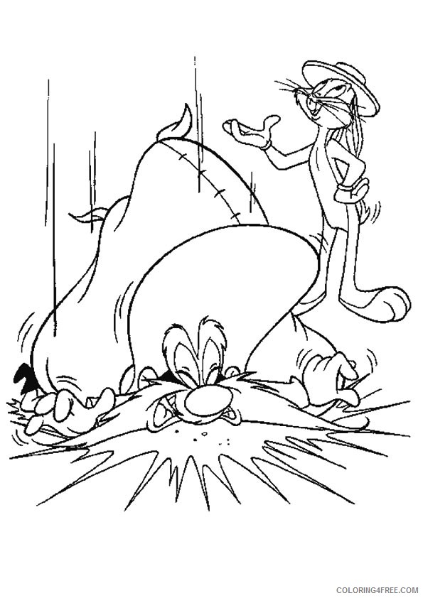 bugs bunny coloring pages cartoon 2 Coloring4free