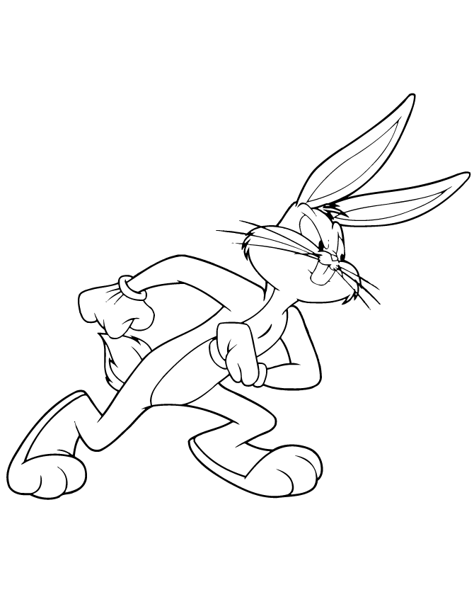 bugs bunny coloring pages free printable Coloring4free