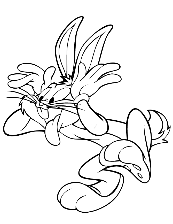 bugs bunny coloring pages funny Coloring4free