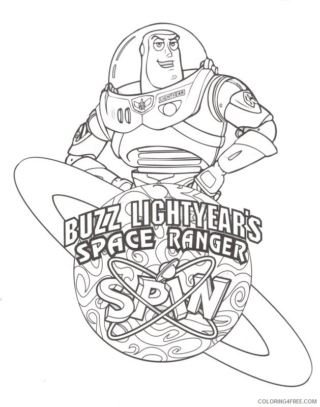 buzz lightyear coloring pages space ranger Coloring4free