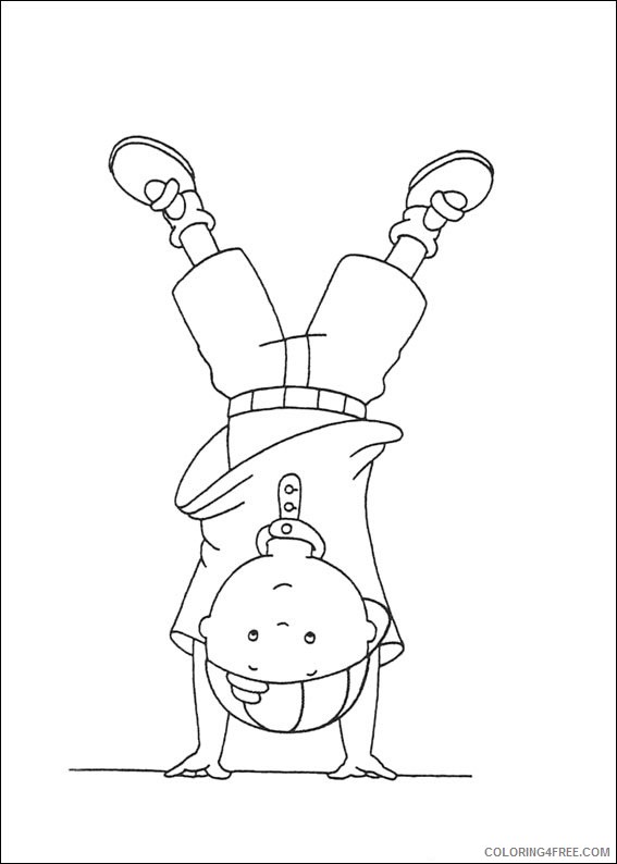 caillou coloring pages for kids Coloring4free