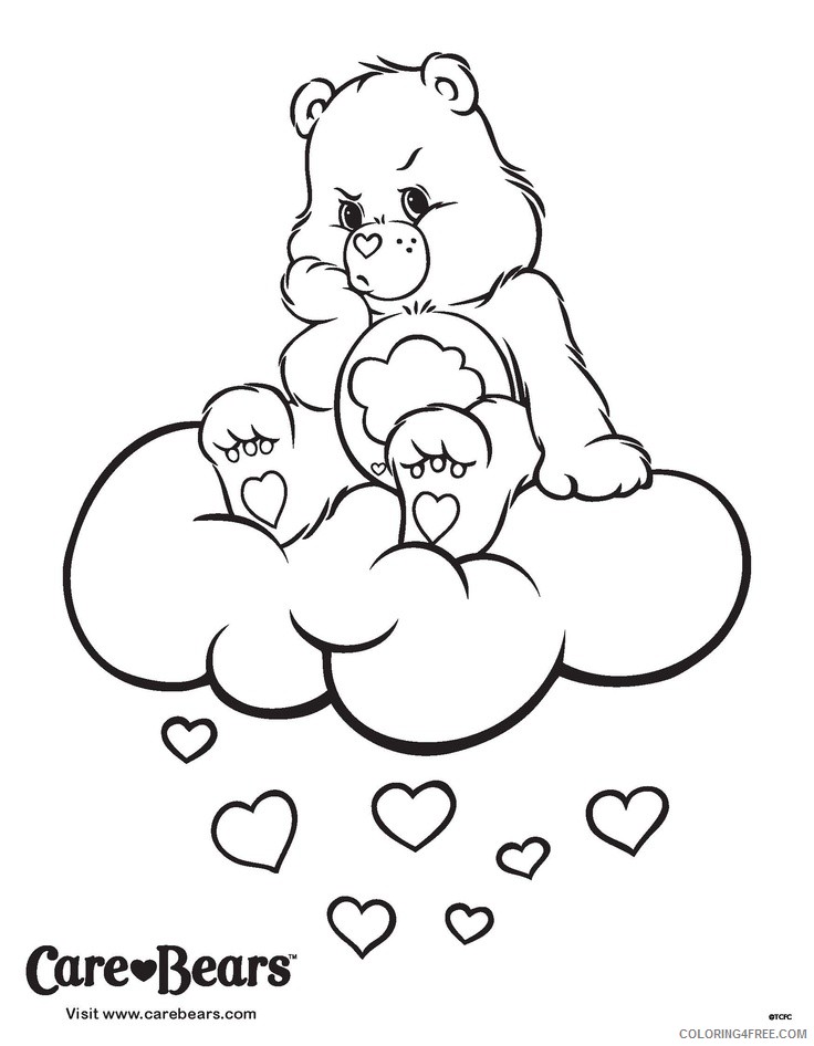 care bears coloring pages grumpy bear Coloring4free